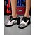cheap 1980s-Women&#039;s Sequin Oxford Chunky Heel Shoes - 1980s Retro Lace-Up Platform Block Heel Party Pumps for Evening, Cocktail and Dance Wear