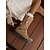 abordables Bottines-Bottes mi-mollet en daim pour femmes avec sangles à boucle, chaussures à talons bas confortables de style rétro décontracté pour le streetwear urbain et les tenues de tous les jours
