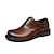 baratos Sapatos Sociais Clássicos-Sapatos sociais oxford masculinos de couro legítimo - design brogue clássico de couro bovino de primeira camada, sapatos sociais formais com cadarço para escritório, casamentos e trajes profissionais