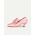 abordables Années 1920-Escarpins à nœud en satin rose pour femme avec talon chaton – Chaussures habillées de style rococo victorien du XVIIIe siècle pour cosplay, goûter et reconstitutions historiques