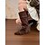 levne Slouch Boots-Dámské semišové kozačky volného střihu se šněrováním a špičatou špičkou, módní městský styl pro moderní outfity