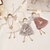 baratos Ornamentos-3 peças de enfeites de anjos artesanais de Natal, enfeites de árvore encantadores, pingentes de anjo macios para pendurar, detalhes festivos perfeitos para enfeites de árvore de Natal sazonais