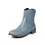 abordables Cowboy y botas occidentales-Botines de piel sintética color vino tinto para mujer: botas cortas de tacón bajo estilo western informal para el trabajo, viajes y atuendos cotidianos.
