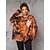 billige T-shirts-Punk &amp; Gotisk Sweatshirt Græskar Overdimensionerede Tie Dye Print Skelethånd Udklædning Dame Halloween Karneval Fest Afslappet Voksen Trøje