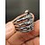 preiswerte Halloween-Zubehör-Gothic-Skelett-Handring für Herren – einzigartiges Legierungsdesign mit Totenkopfdetails, perfekt für Halloween, Kostümpartys und Gothic-Mode-Fans