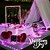 cheap Solar Outdoor Lights-2 Pcs 10M/33FT 100 Led Beads Outdoor IP44 Waterpoof Solar Fairy String Lights  Halloween, , Wedding, Valentine's Day, Courtyard, Lawn, Garden, Festive Atmosphere Decoration, Copper Wire Light