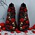 abordables Zapatos para Hombres-Zapatillas con cordones y estampado de calavera rosa para hombre: zapatos góticos informales de Halloween con suela cómoda para fiestas, cosplay y atuendos cotidianos.