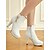 tanie Buty platformowe-Damskie czerwone botki ze sztucznej skóry na obcasie typu szpilka z zawieszką z kryształków - eleganckie botki na imprezę jesienią, zimą i na randki
