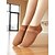 preiswerte Tanzschuhe zum Üben-Damen-Tanzschuhe aus hautfarbenem Mesh – leichte, atmungsaktive Flats für Ballett, Modern &amp;Jazz-Ausbildung
