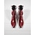 abordables Bottes souples-Bottines souples rouges pour femmes avec tige froncée douce, talon bas, chaussures de style urbain chic pour femmes, parfaites pour les tenues décontractées et urbaines de tous les jours