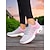 abordables Baskets femme-Baskets Flyknit pour femmes avec semelle à coussin d&#039;air – Chaussures de course légères et décontractées pour le fitness, la marche, la salle de sport et le quotidien