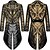 billige Overtøj-Middelalder Renaissance Steampunk Frakke Smoking Halvfrakke Vampyr Adel Mand Fancy Dress Mænds Ebenezer Scrooge Elf Halloween Karneval Performance LARP Ren Faire Voksenfrakke Jul