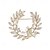 preiswerte Anstecker und Broschen-Broschen Klassisch Retro Geometrisch Blattform Elegant Personalisierte Einfach Trendy Brosche Schmuck Silber Gold Für Hochzeit Party Geschenk Verlobung Abschlussball Festival