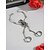 economico Accessori di Halloween-Bracciale da donna con catena a forma di scheletro per Halloween e anelli: gioielli con teschio punk gotico per feste in maschera, cosplay ed eventi notturni
