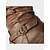 preiswerte Slouch-Stiefel-Braune Damen-Stiefel aus Kunstleder mit seitlichem Reißverschluss und Schnallenriemen, Vintage-Stiefel im lässigen Blockabsatz für Herbst, Winter, Outdoor und den Alltag