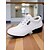 economico Sneakers da danza-scarpe da ballo bianche con lacci da donna - scarpe da ginnastica professionali per la pratica di balli latini, jazz e spettacoli da festa