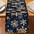voordelige Kerstkeuken-Kerst Linnen Tafelkleed Vakantie Cartoon Kerstman  Sneeuwvlokprint Tafelkleed Eettafel Decor Woonkamer  Aanrecht Feestdecoratie