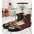 abordables Ballerines femme-chaussures plates à lacets vintage pour femmes – ballerines décontractées rétro en daim ajouré pour un usage quotidien