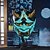 preiswerte Masken-Samurai Dämon Halloween Maske Japanische Oni-Maske Horror Gruselig Vollgesicht Erwachsene Unisex Halloween Karneval Leistung Einfache Halloween-Kostüme Verkleiden