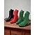 cheap Ankle Boots-Women's Vintage Style Lace-Up Faux Leather  Ankle Boots with Block Heel,Perfect for Casual &amp; Retro Outfits.