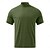 ieftine tricouri de bază-Bărbați Tricou Tee Top Mock Turtleneck Manșon scurt Guler Pe Gât Vară Primăvară Culoare solidă Clasic Negru Alb Verde Top tricou pentru bărbați