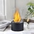 cheap Camping Equipment-ortable Tabletop Fire Bowl Pot with Cylindrical Glass 26cm High Tabletop Fireplace Clean Burning Bio Ethanol Ventless Fireplace for Indoor Outdoor Patio Parties Events