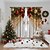 billige Julekjøkken-digitalt trykk julegardin i vanlig vevd nylon, mørkleggingsgardiner, juledekorasjon i amerikansk og europeisk stil