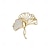 abordables Pines y broches-Broche Estilo retro Forma de Hoja Elegante Moda Sencillo Broche Joyas Dorado Para Boda Fiesta Regalo Pedida Fiesta de baile Festival