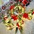 abordables Guirlandes lumineuses led-Guirlande lumineuse LED de Noël 2025, 2 m, 20 LED, aiguilles de pin, fruits rouges et fleurs, pour fête du Nouvel An, maison, balcon, porche, jardin, hôtel, fenêtre, décoration