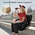 cheap Camping Equipment-Stadium Seating for Bleachers with Back Support and Thick Padded Cushion, 24 Inch Extra Wide Portable Reclining Folding Chair with Optional Arms, 4 Pockets and Shoulder Straps