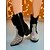 preiswerte Modische Stiefel-Damen-Westernstiefeletten mit Strasssteinen – glitzernde Stiefel im Cowboy-Stil mit mittlerem Absatz für Party- und Club-Outfits im Nachtleben