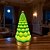ieftine Crăciunul de cadou de Crăciun-Lampă de noapte cu LED-uri în trei culori, pentru decorarea bradului de Crăciun, cadou creativ de ziua de naștere, noptieră, încărcare USB, lampă de masă cu atmosferă, 1 buc.