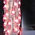 abordables Luces de cadena de fiesta-Luces de Cuerda de Alambre de Cobre LED Luz de Cuerda de Hadas Flamenco Rosa 2m 20LEDs Alimentada por Batería Luz de Flor de Cerezo Durazno Decoración para Boda Fiesta de Fin de Año Cumpleaños Jardín