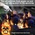 cheap Outdoor Decor-1pc Halloween Ceramic Fireproof Fire Pit Skull, Burning Skeleton Head Figurine for Fireplace or Fire Bowl, Scary Halloween Party Prop and Spooky Indoor Outdoor Decor