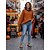 economico Per le donne-mocassini da donna a forma di zucca di Halloween: comode scarpe casual slip-on con design allacciato per festival autunnali, streetwear e feste di fine anno