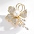 voordelige Spelden &amp; Broches-Broches Klassiek Retro meetkundig Bloem Elegant Modieus Gepersonaliseerde Eenvoudig Broche Sieraden Goud Voor Bruiloft Feest Lahja Verloving Schoolfeest Festival