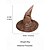 voordelige Halloween Accessoires-Zwarte bruine Halloween heksenhoed voor dames - vintage puntige tovenaarshoed met gesp, klassieke kostuumaccessoire voor cosplay en feestoutfits