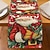 voordelige Kerstkeuken-Kerst Linnen Tafelkleed Vakantie Cartoon Kerstman  Sneeuwvlokprint Tafelkleed Eettafel Decor Woonkamer  Aanrecht Feestdecoratie