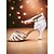 abordables Chaussures de danses latines-Sandales de danse latine noires à strass pour femmes - Chaussures de salon professionnelles à lanières et paillettes avec bride à la cheville et talons moyens pour la salsa, le tango et la performance