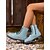 baratos Botas de combate-botas de combate jeans femininas – botas de cano curto com cadarço, zíper lateral e sola de borracha para uso casual e estilo urbano