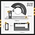 abordables accessoires de forage-Kit de protection pour support de coupe pour meuleuse d'angle - Kit de protection de coupe réglable, support de meuleuse d'angle et capot de protection pour meuleuse d'angle 100-125 mm