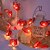 billige Batteri- og USB-innendørslys-Rattan Hjerteformet Eventyr Lyslenker 10/20 LED Batteri/USB-Drevet Bryllup Fest Valentinsdag Rom Vegg Tre Dekorasjon
