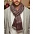 رخيصةأون ربطات العنق الرجالية وربطات العنق على شكل فراشة-وشاح رجالي شتوي من القطن بنمط بيزلي عرقي، شال ناعم وخفيف الوزن، هدية عيد الميلاد له، ملابس غير رسمية وعطلات
