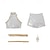voordelige Meisjeskostuums-Koreaans idool geïnspireerd Popster Outfits Modieus Cosplay Kostuum Virtueel Idool for Dames Voor meisjes Volwassenen Kinderen Halloween Prestatie Halloween