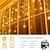 cheap Party String Lights-Curtain Lights 36 Pendant Icicle String Lights 5m 216LEDs 8 Lighting Modes Wedding Party Holiday Window Home Wall Terrace Yard Garden  Decorative Lights 31V