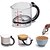 baratos Canecas &amp; Chávenas-Copo medidor ajustável 4 em 1, copo medidor multifuncional com base de vedação estilo raspador, design compacto e fácil de limpar, para cozinhar&amp;amp;líquidos de panificação e ingredientes secos