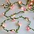 abordables Luces interiores con batería y USB-Guirnalda de ratán de sakura luces de hadas 2m 20LEDs a pilas para fiesta de boda decoración romántica en el hogar en vacaciones