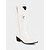 abordables Pour les femmes-Bottes de cowboy brodées squelette d&#039;Halloween pour femmes – bottes hautes gothiques western pour fêtes costumées, festivals effrayants et style urbain nocturne