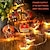 voordelige Vakantie string lichten-Thanksgiving IJzeren Kalkoen Vorm String Verlichting 1.65m 10LEDs Batterij Voeding Herfst Thanksgiving Feest Kerst Thuisdecoratie Fins Licht