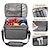 abordables almacenamiento de equipaje y viajes-Bolsa térmica para acampar al aire libre, a prueba de fugas, capacidad de 2,38 galones, tela Oxford gris, correa de hombro ajustable &amp;Bolsillos laterales de malla, adecuados para hombres. &amp; mujer